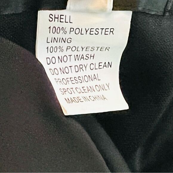 La Femme Black Off the Shoulder Ruched Jersey size 6 NWOT - Picture 9 of 9